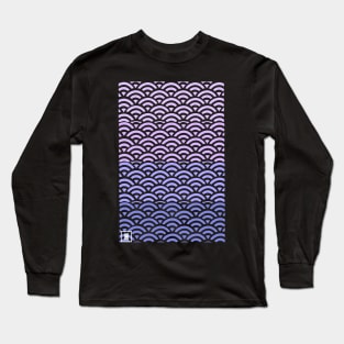 Retro Japanese Clouds Pattern RE:COLOR 15 Long Sleeve T-Shirt